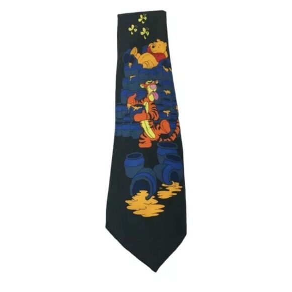 Winnie the Pooh and Tigger Neck Tie Timeless Elegance & Whimsy - Picture 3 of 9